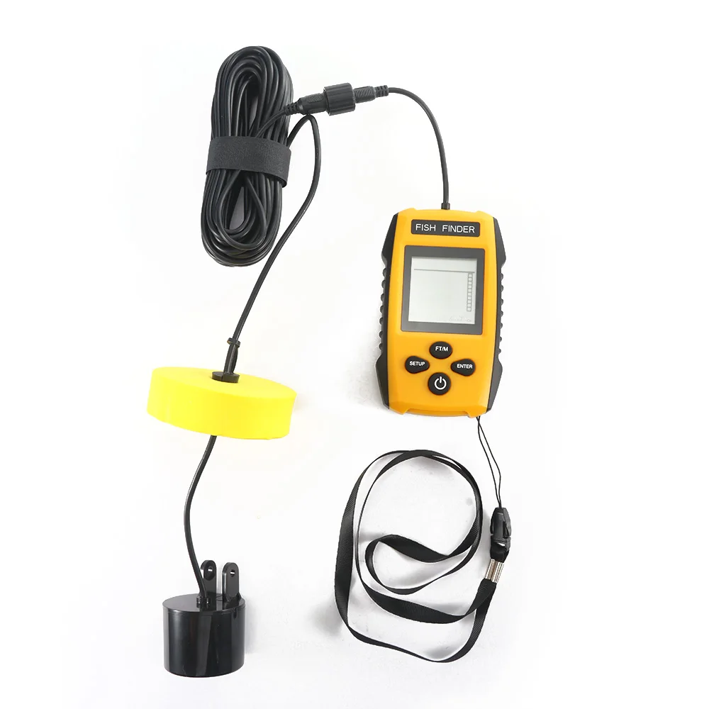 

Fish Finder Portable Wireless Sonar Sensor Transducer Detector Portable Depth Fish Finder Echo Sounder For Outdoor Fishing