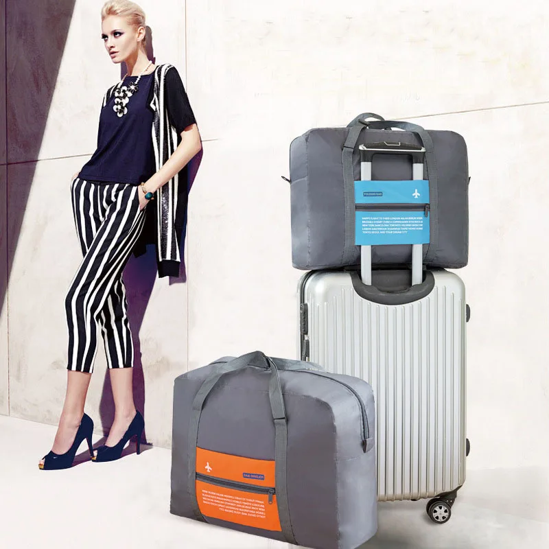 

Fashion Travel Bag WaterProof Travel Folding Bag Large Capacity Unisex Luggage Packing Women Nylon Travel Handbags Free Shipping