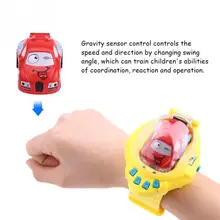 4 Цвета Симпатичные RC Мини автомобиль тяжести Сенсор мини 2,4 ГГц 4CH смотреть дистанционного Управление игрушка с USB кабель устойчив чтобы столкновения или удара