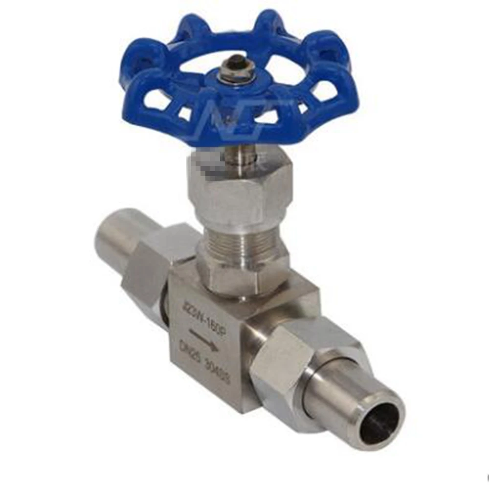 1/8" 1" Stainless Steel 304 High Pressure Weld Ends Needle Valvein