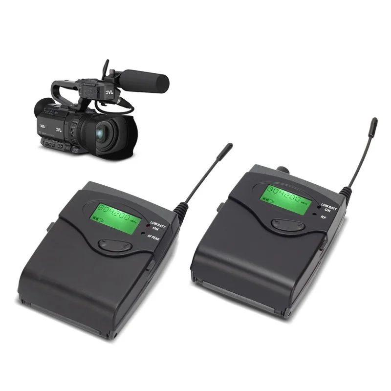 

YUEPU RU-C5 Camera Wireless Interview Microphone Set Portable for Outdoor Recording Video Shooting DV Portable with ABS Suitcase
