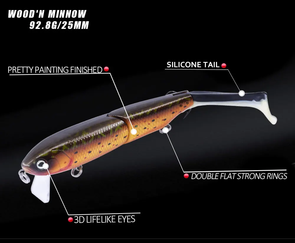 pesca crankbait minnow duro isca pesca carnada para pescadores profissionais