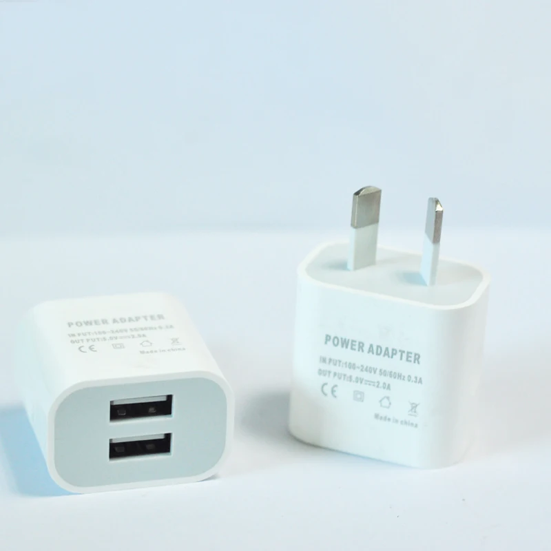 1 / Dual 2A USB AU Australian Plug Wall Charger for iPhone 7 Plus