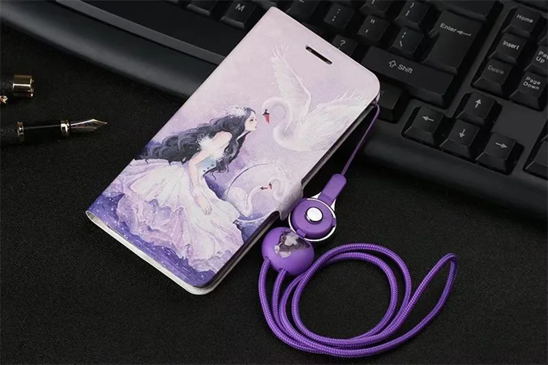 PCDG флип-чехол для xiaomi redmi 4X чехол для xiaomi redmi 4x Обложка для бумажника, Кожаная подставка флип-чехол s capa с ремешком