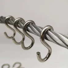 Нержавеющая сталь S крючки s-образный крючок Кухня висит хранения Держатели Ванная комната Многофункциональный S висит крючки