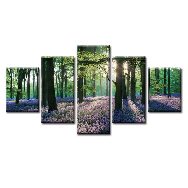 

Fashion Framed Wall Decorations 5pcs / Set Modern Still life flower series Canvas Print Artist Canvas Decoration