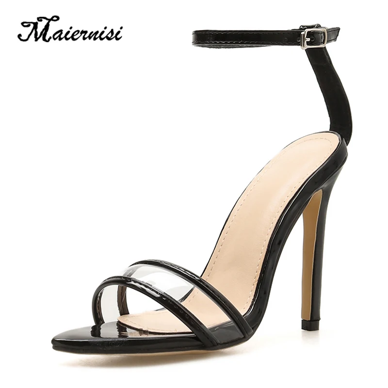 

MAIERNISI High Heels Women Sandals Summer Shoes Ladies Open Toe Chunky High Heels Party Dress Sandals Sexy shoes