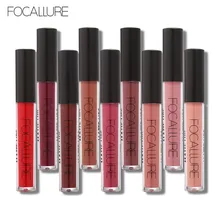 FOCALLURE Beauty Waterproof Batom Matte Liquid Lipstick Smooth Lip Stick Long Lasting Lip Gloss Cosmetic Makeup Kit