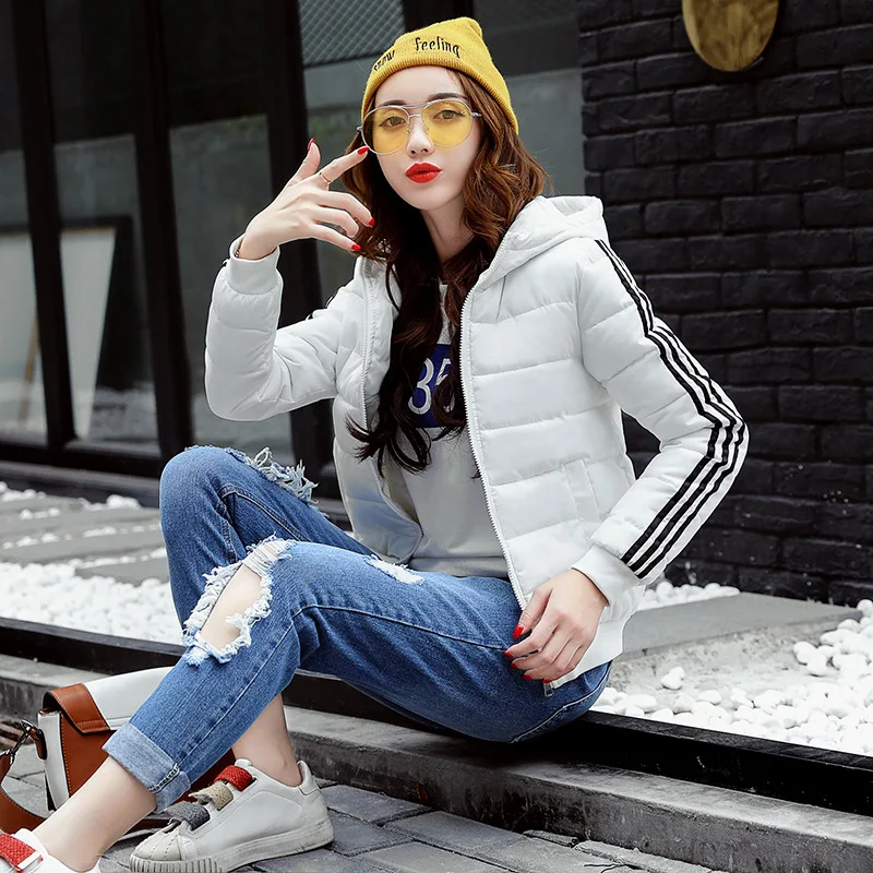 Femmes La Rembourré rose Green Solide army Jaqueta noir Veste Hndjxxxy2018 Couleur D'hiver ardoisé Beige Feminina Manteau Plus À Coton Court Survêtement Capuchon camel Taille Automne qnwptPA