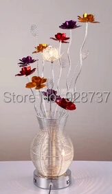 

Aluminum vase lamp  wire  European style living room lamps LED modern bedroom lamps   floor lamp