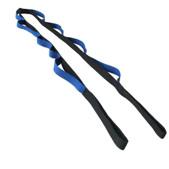 

2M/6.6Ft Yoga Stretch Strap Aerial Yoga Anti-Gravity Rope With Grip Loops Fitness Exercise Gym Rope Waist Leg Resistance Belt #8