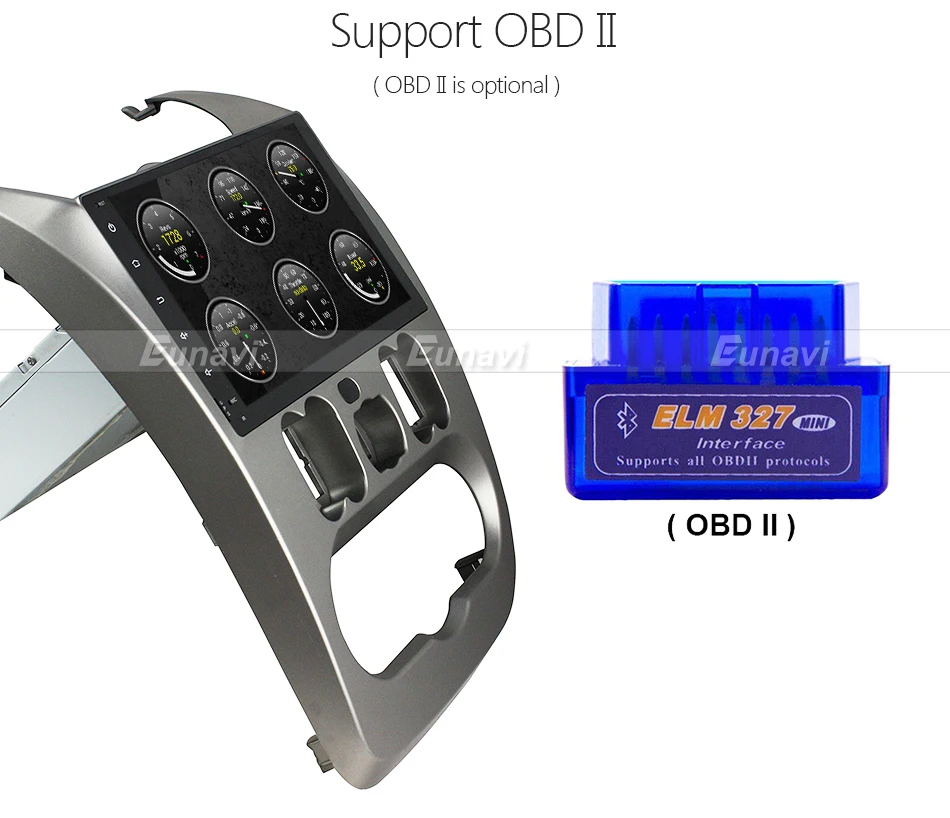 Excellent Eunavi Android 7.1 Car Radio GPS Navigation For Renault Logan Sandero Duster 2015 2016 1 Din 9