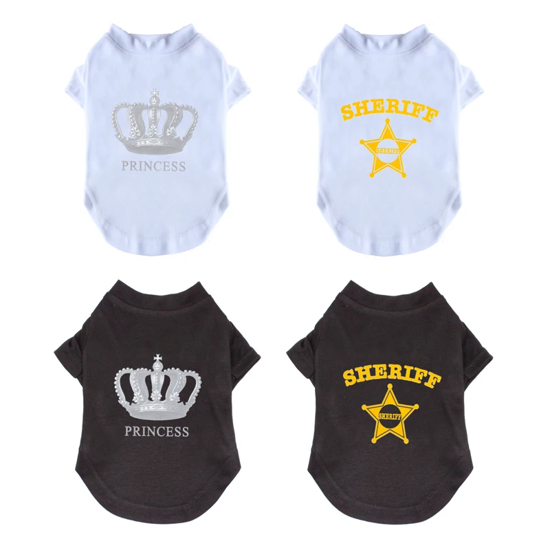 Стиль любимая одежда футболки с принтом Pet Puppy Одежда рубашек полиэстер бак Tees Топ для всех сезонов горячая распродажа