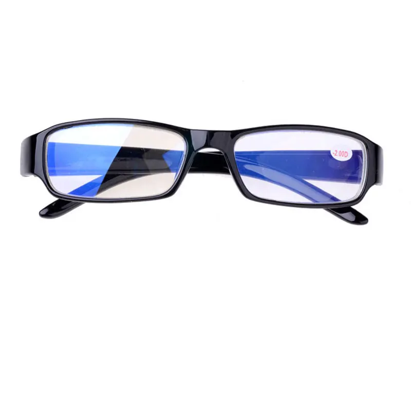 Антистрессовые очки для просмотра оптической оправы с синим зеркалом-100,-150,-200,-250,-300,-350,-400,-450,-500,-550,-600