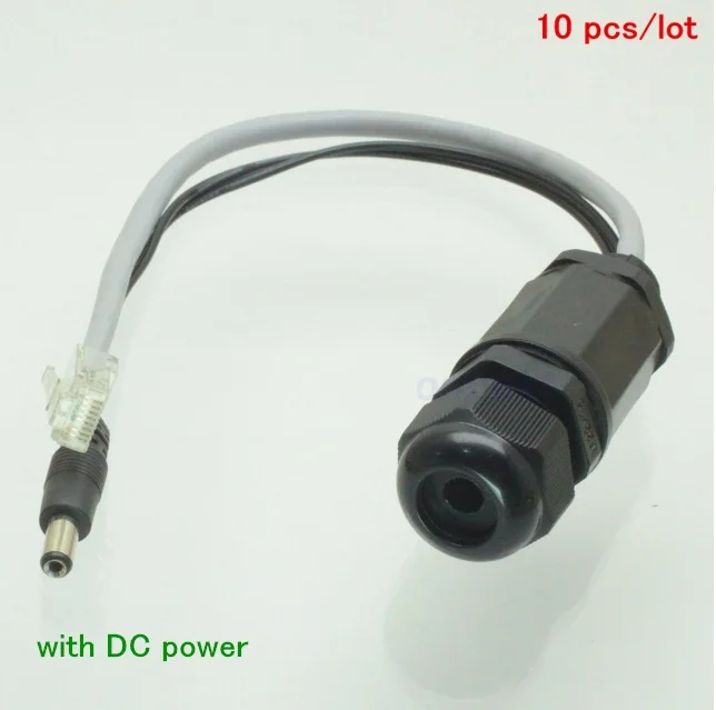 Водонепроницаемый штекер M20 DC Ethernet LAN наружный водонепроницаемый разъем RJ45 в