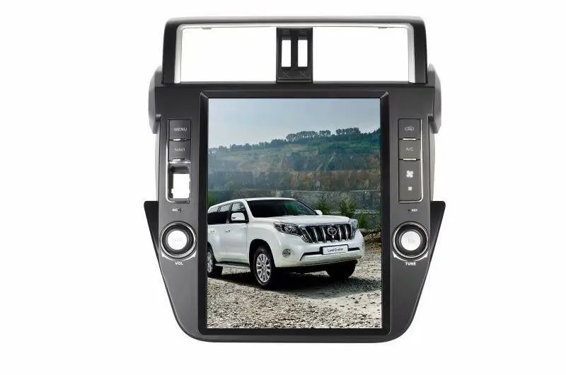12,1 дюймов tesla стиль автомобильный dvd-плеер для TOYOTA PRADO LC150 PRADO 150- с системой android 7,12 четырехъядерный 2G ram 32G rom
