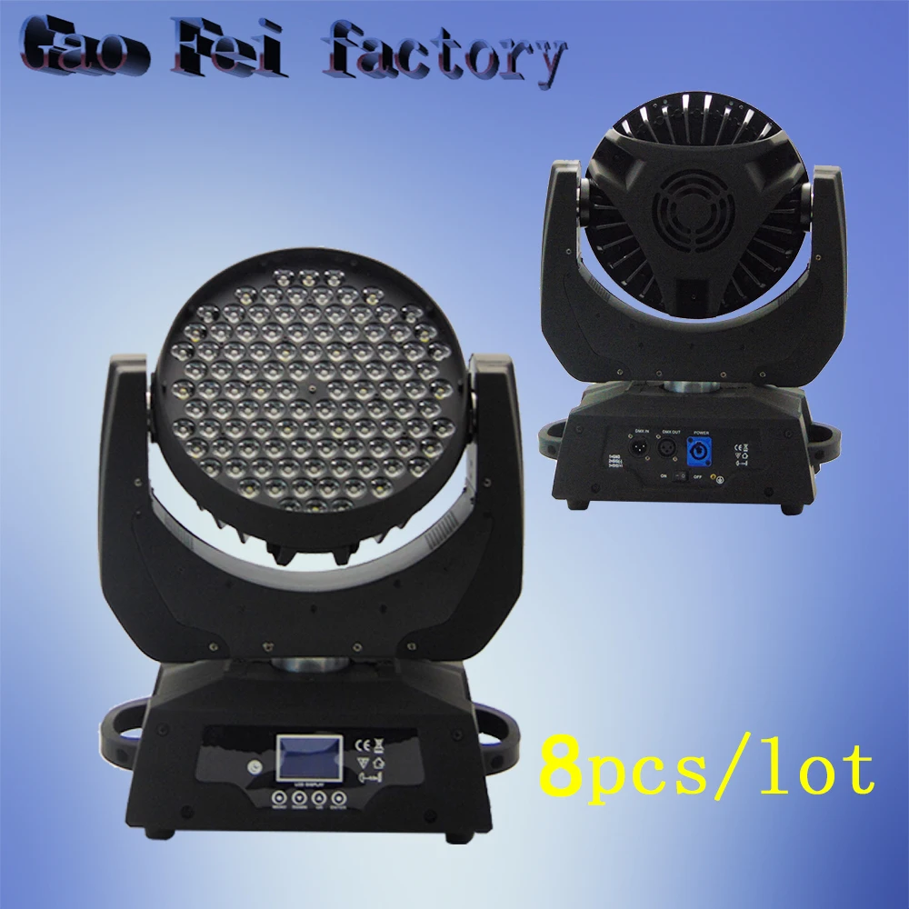 

8pcs/lot 2017 Hot Sell 3 Years Warranty Professional Stage 108*3W Led Moving Head Light Super Beam Effect RGBW 4 Color 110V-240V
