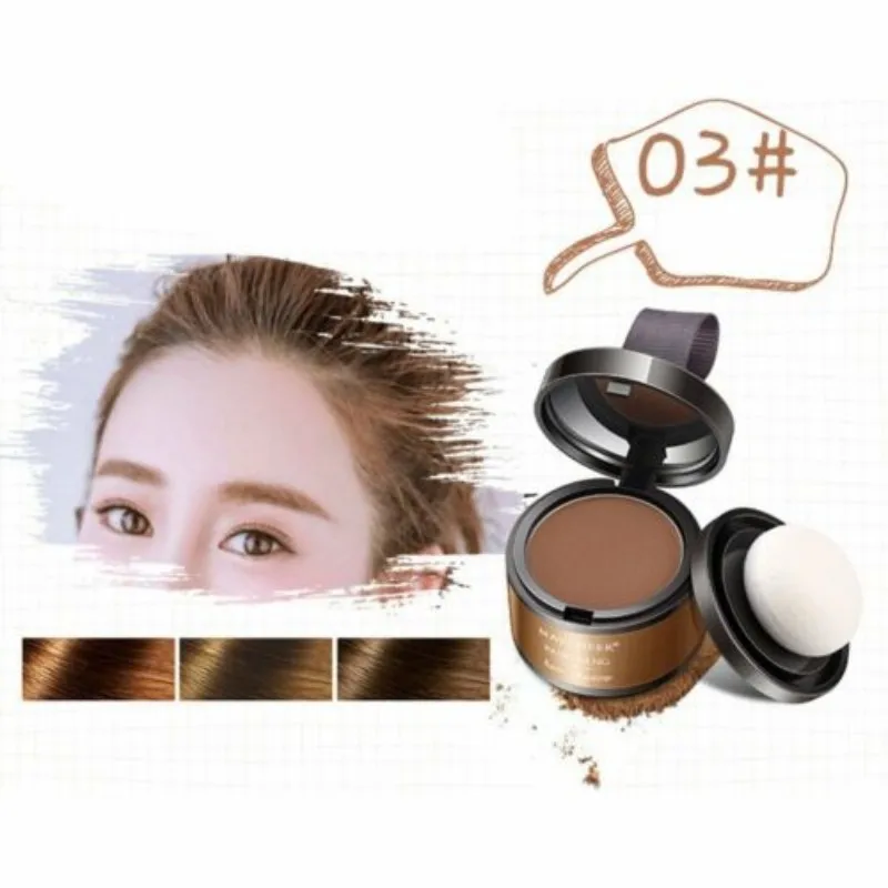 4 Colors Hair Shadow Powder Hairline Repair Hair Shadow Trimming Powder Makeup Hair Natural Cover