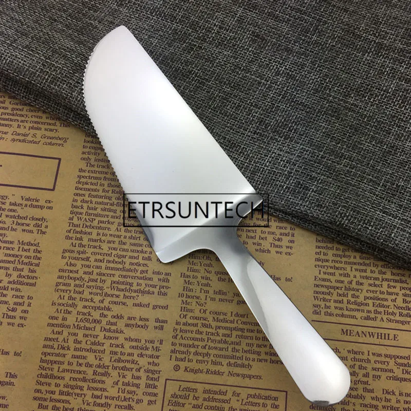 

300pcs Cake Server Stainless Steel Serrated Edge Blade Cutter Pie Pizza Server Cake Cutter Reusable Cake Knife