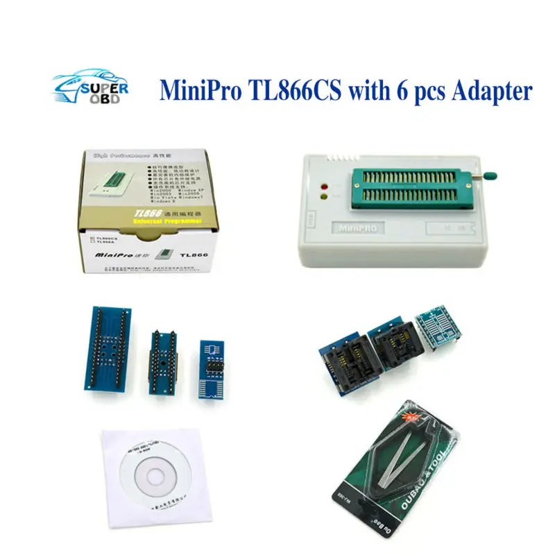 Prix pour MiniPro TL866 Universal Programmeur TL866CS Willem Bios Programmeur Soutien sur 13000 Puces/IC avec 6 adaptateurs expédition rapide Prix pour MiniPro TL866 Universal Programmeur TL866CS Willem Bios Programmeur Soutien sur 13000 Puces/IC avec 6 adaptateurs expédition rapide