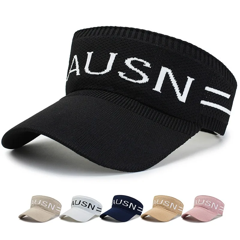 

2019 Outdoor Sun Visor Running Cap Summer Anti UV Sport Hiking Tennis Beach Empty Top Hat Headscarf Headband Unisex Soft Brim