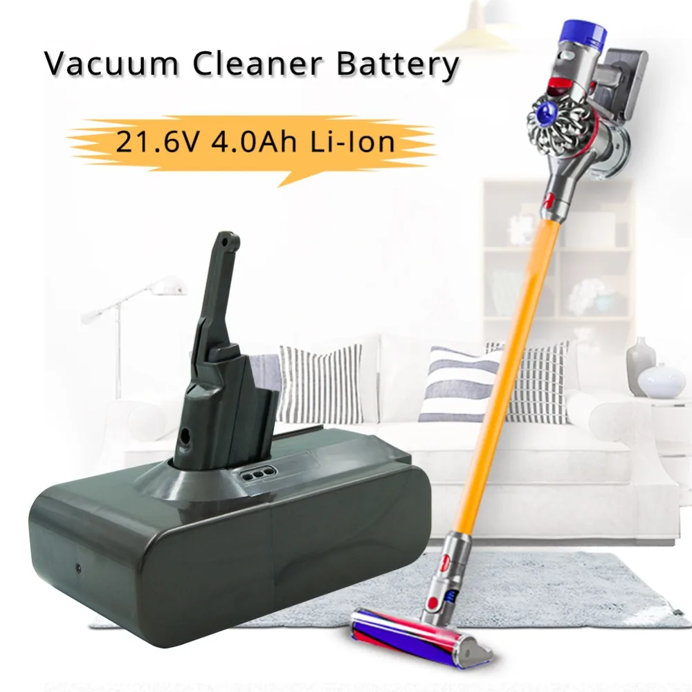 21.6V 4000mAh Replacement Battery for Dyson V8 Absolute Cord Free