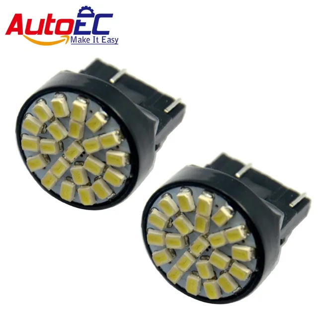 AutoEC T20 7440 7443 w21w 22 led 1206 Car Filament Brake Lights Bulb