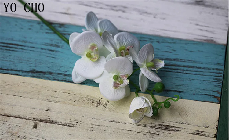 orchid latex orchid decor for home wedding flower decoration (3)