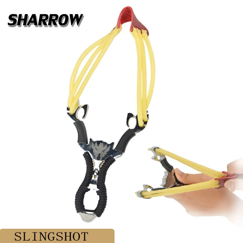 1pc Slingshot Outdoor Indoor Shooting Sports Catapult Alloy Material