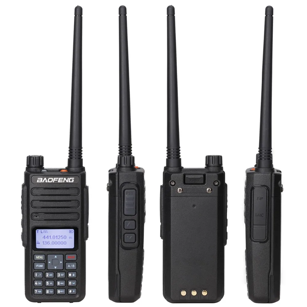 Baofeng DM-1801 цифровая рация dm-860 Dual Band Dual Time слот уровня 1 и 2 ii DMR цифровой/аналоговый Портативный радио машины Зарядное устройство