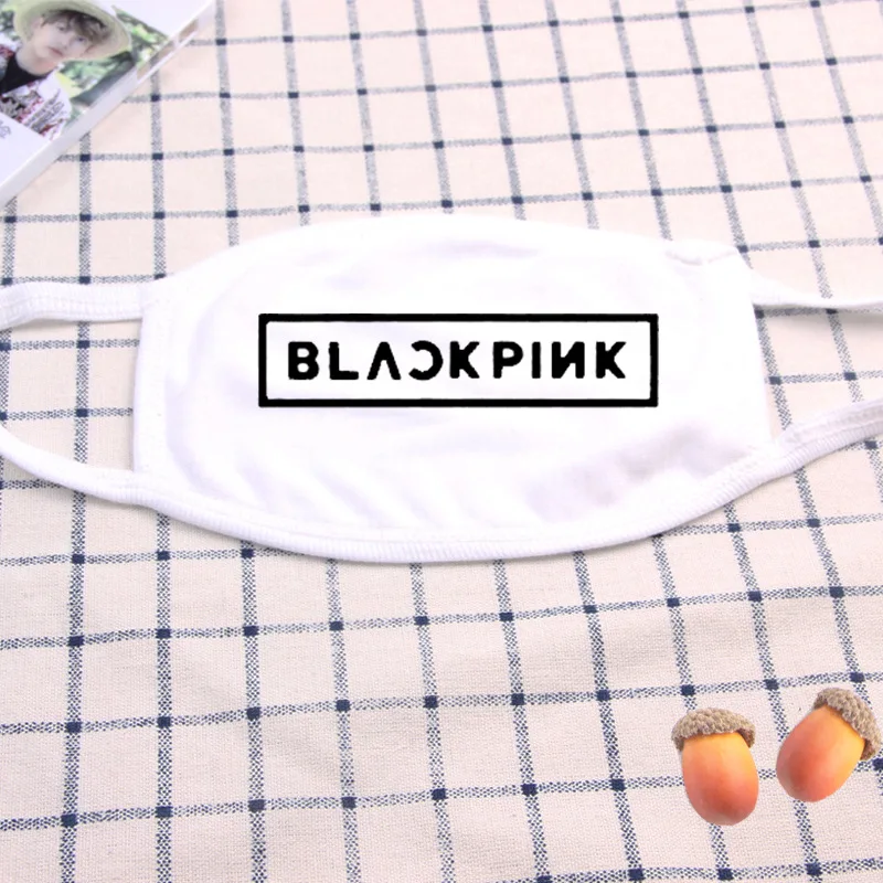 ALLKPOPER KPOP черная розовая маска для рта квадратная маска унисекс новая респиратор против пыли для лица