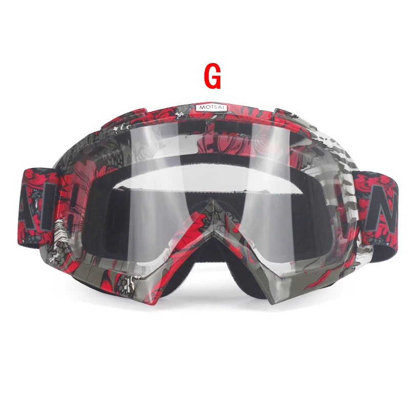 MOTSAI защитные шестерни очки ATV мотоциклетные очки для мотокросса внедорожные грязевые гоночные очки Oculos универсальная маска для лица - Цвет: G2