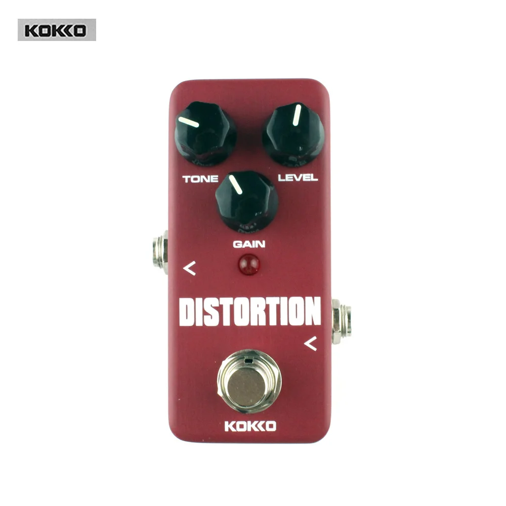 Мини педаль для гитарных эффектов Kokko Distortion портативная эффектов/Аксессуары