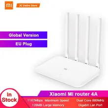 Global version Xiaomi Mi 4A Router Gigabit edition 2.4GHz +5GHz WiFi 16MB ROM + 128MB DDR3 High Gain 4 Antenna APP Control IPv6 Global version Xiaomi Mi 4A Router Gigabit edition 2.4GHz +5GHz WiFi 16MB ROM + 128MB DDR3 High Gain 4 Antenna APP Control IPv6