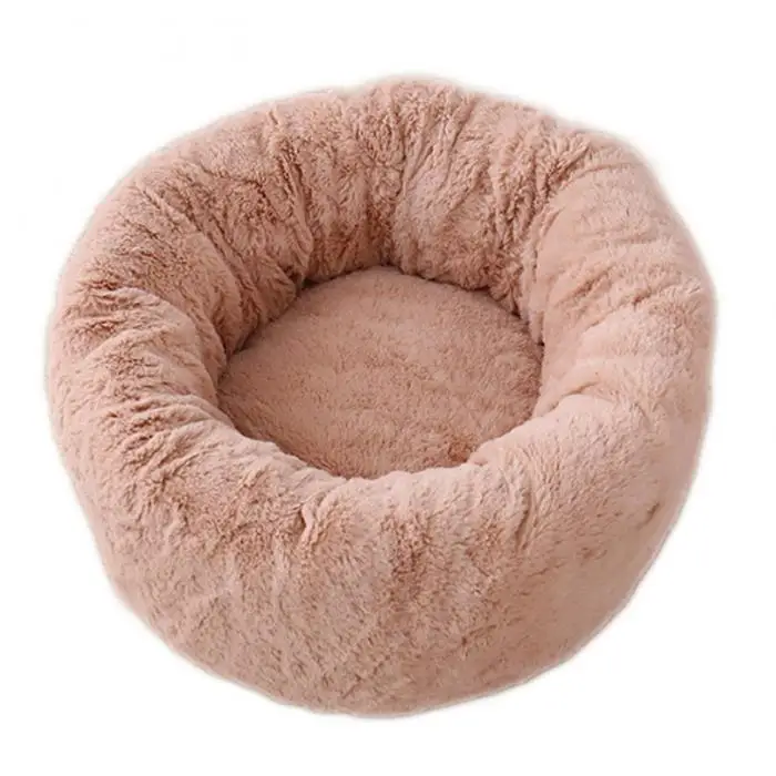 Теплый пончик Cuddler кошки собака кровать плюшевая собака Успокаивающая кровать домашнее животное спальный коврик DC156