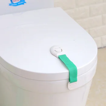 

High Quality Child Safety Strap Locks Hasps Strong Adhesive Child Proof Latches For Cabinet Door Drawer
