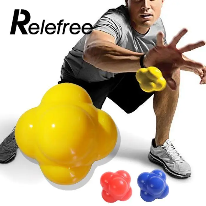 Hexagonal Gym Ball Fitness Equipment Reflex Exercise Workout Agility Train LIN