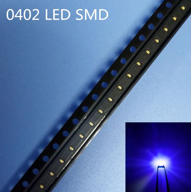 3000 шт. 0402 1005 1.0x0.5мм синий светильник SMD светодиодный светодиод 460-475nm 20ma smd диоды |
