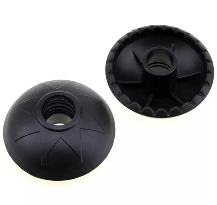 4pcs Outdoor Replacement trekking pole tips alpenstock Head Protecter cap tip rubber Tools walking stick accessories