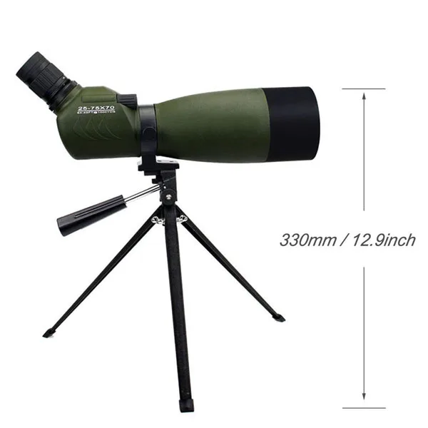 LAIDA 25-75x70mm Spotting Scope Monocular Zoom 45-Degree Angled f (5)