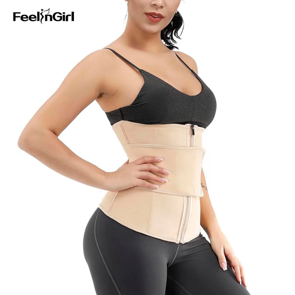 FeelinGirl тренажер талии формирователь тела 7 стальных костей Fajas коломбианы корсет для похудения бандаж Транс Корректирующее нижнее белье для женщин