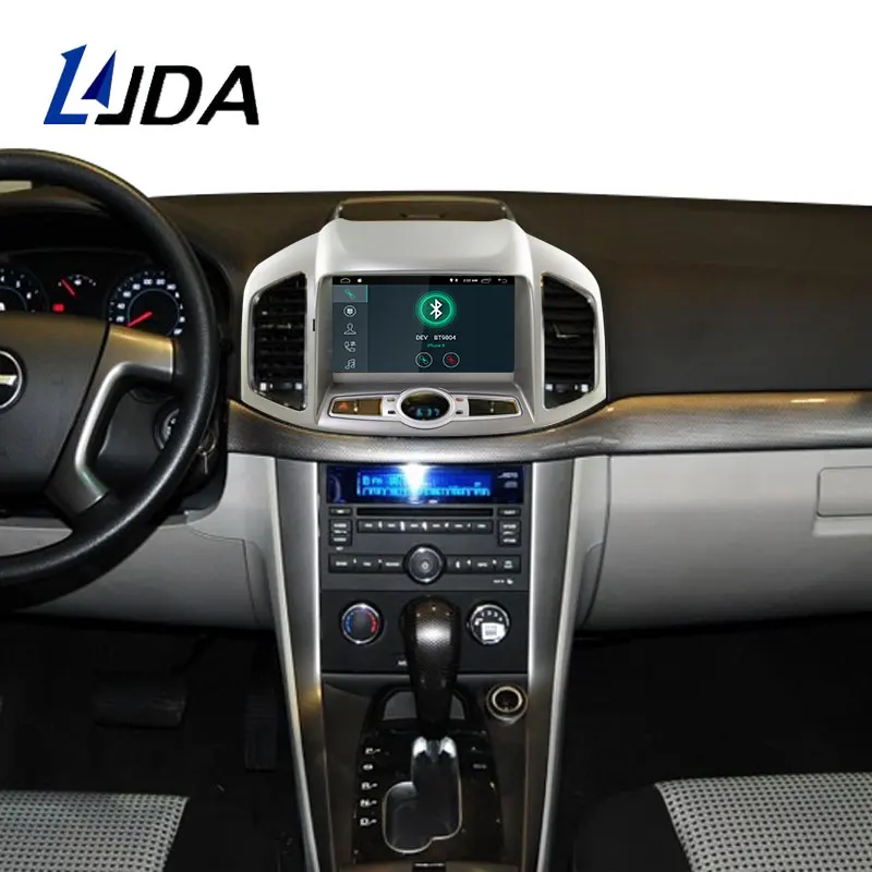 LJDA Android 10 автомобильный dvd-плеер для Chevrolet Captiva 2006- мультимедиа автоаудио радио gps навигация 2G Ram четырехъядерный wifi