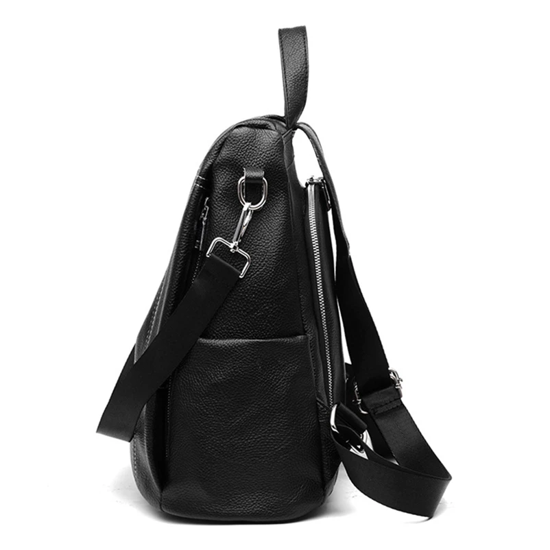 Nevenka Waterproof Oxford Backpack Women Fashion Black Backpacks Leather Bottom Backpack for Girls Large Capacity Satchels 201809