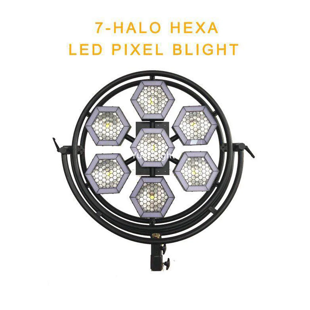 2 шт./лот 7*100 W COB светодиодов Ретро Flash Light 162 шт RGB 3IN1 светодиоды DMX512 звук Управление DJ оборудование дискотека вечерние музыка сцены