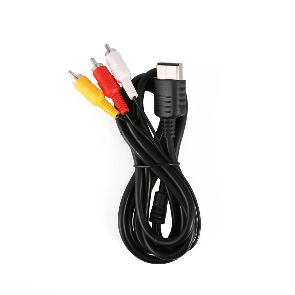 RCA AV A/V for Sega Dreamcast Stereo Composite Audio Video TV Adapter Cable RCA AV A/V for Sega Dreamcast Stereo Composite Audio Video TV Adapter Cable