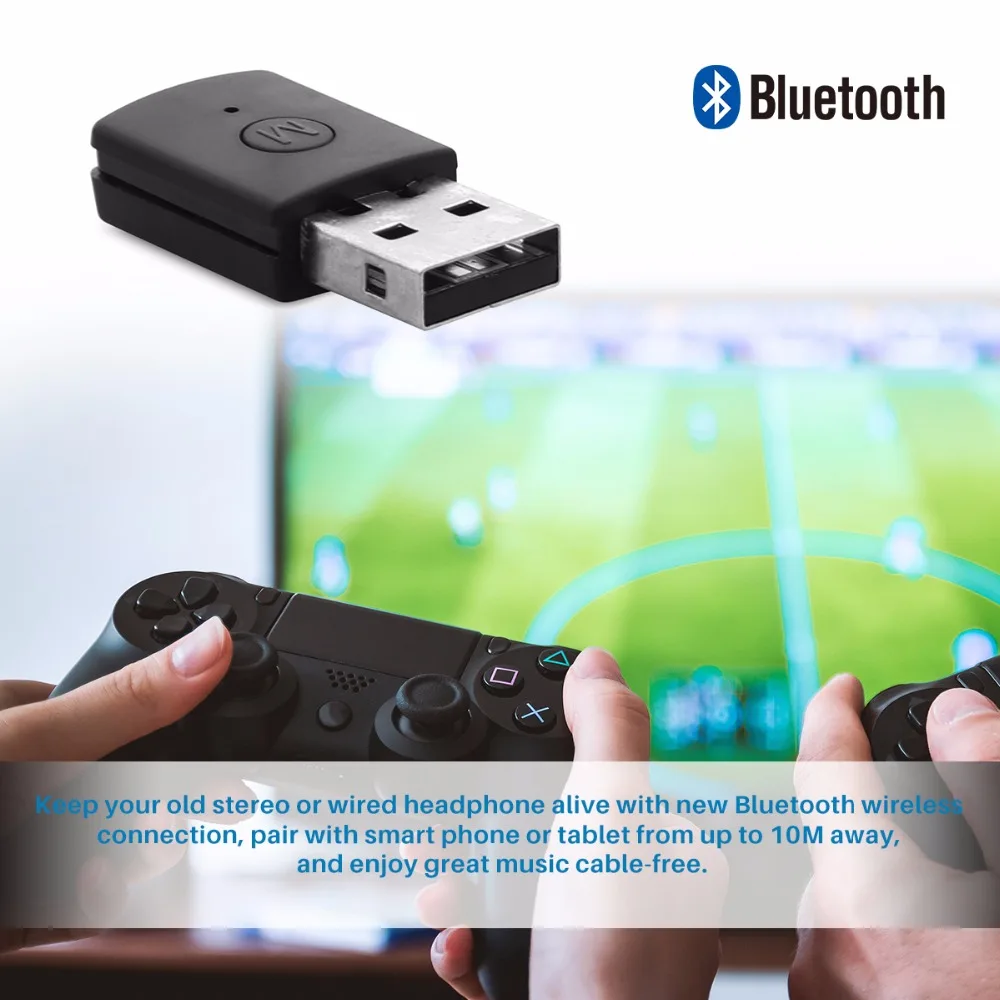 Приемник Bluetooth 4,0 адаптер USB Dongle 3,5 мм EDR USB для PS4 стабильную работу Bluetooth гарнитуры с мужчин и женщин кабеля