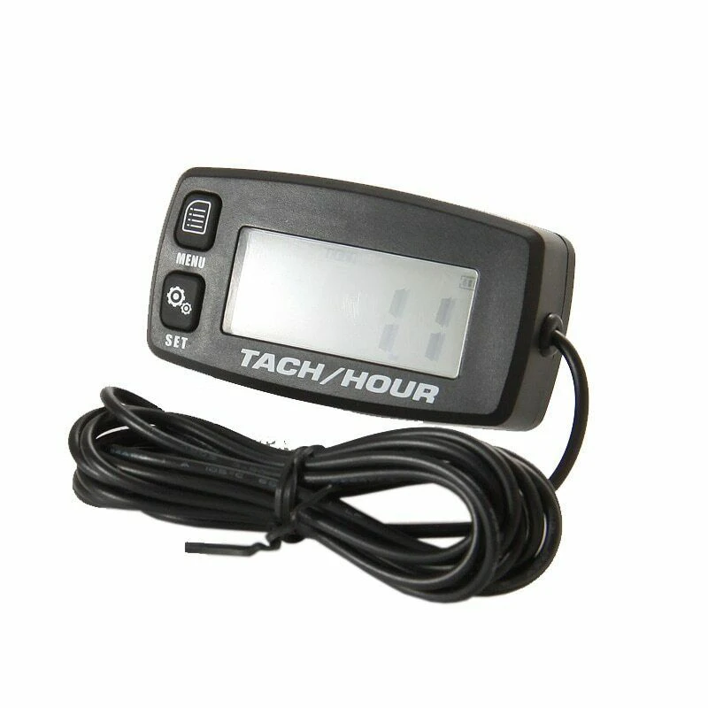 

New Waterproof Backlit Digital Tach Hour Meter Tachometer 2/4 Stroke Engines auto replacement battery digital tachometer