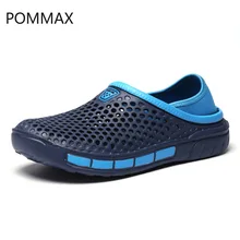 Летние мужские сандалии водонепроницаемые пляжные мужские сабо Crocs-shoes мужские сандалии с дырочками Мужская обувь повара легкие сандалии садовые Сабо