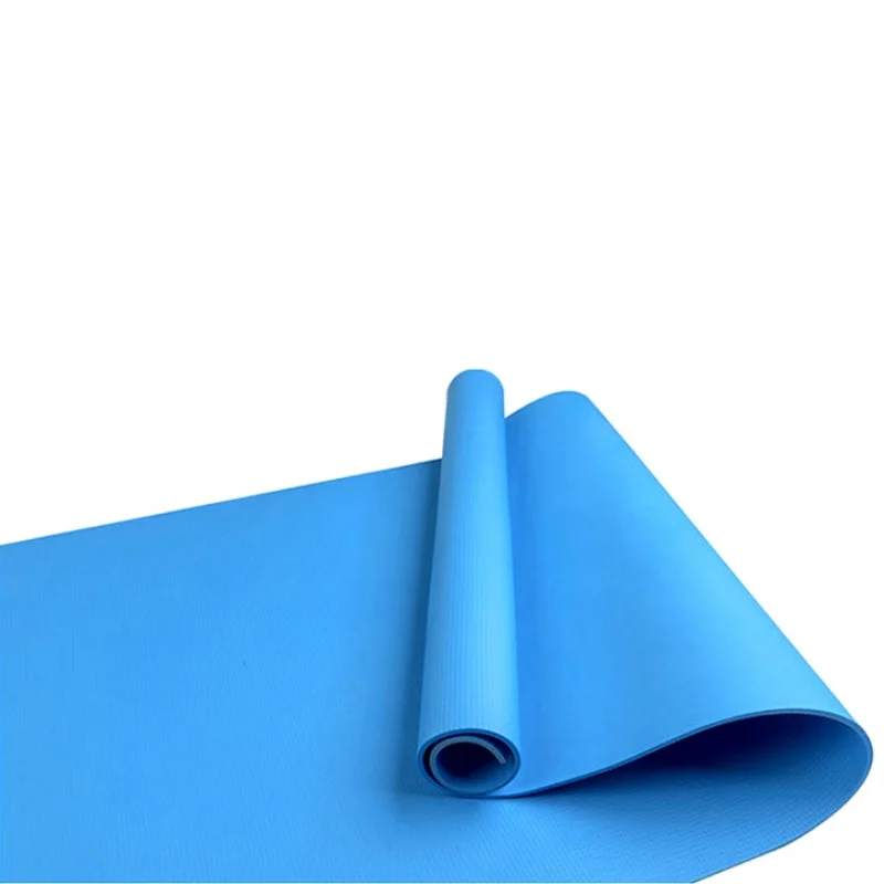 4 мм Упражнения Йога Коврик Нескользящие прочный Пилатес Фитнес тренировки тренажерный зал подушка для медитации натуральный каучук толстый Похудение Pad - Цвет: Синий