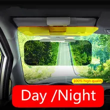 Car HD Sun Visor Mirror For Driver Day and Night Anti-dazzle Mirror Sun Visors Clear View Dazzling Goggles Interior Accessories